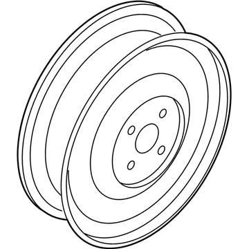 Nissan 40300-ZA001 Spare Tire Wheel Assembly