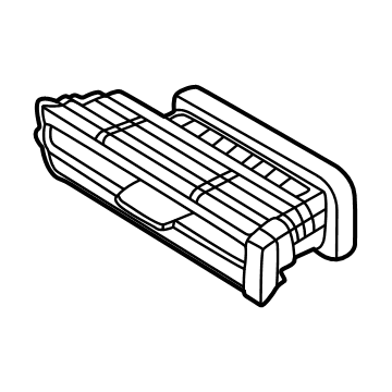Hyundai 97410-L1000-SRF Duct Assembly-Ctr Air Vent, LH