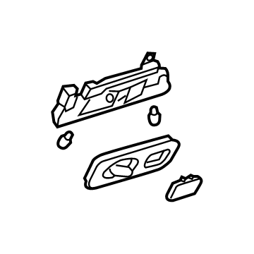 Toyota 81360-08020-E0 Reading Lamp Assembly