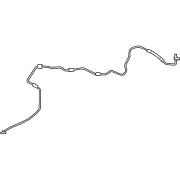 BMW 64-53-9-167-144 Pressure Line, Underfloor, Part 2
