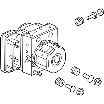 Acura 57111-TX4-A02 Modulator Assembly, Vsa (Rewritable)