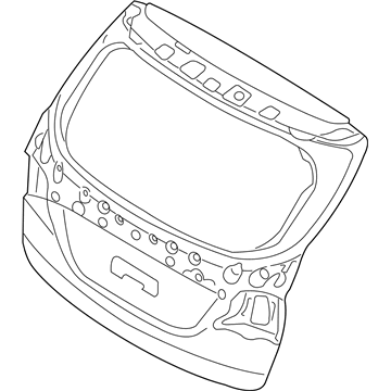 Hyundai 73700-B8030 Panel Assembly-Tail Gate