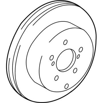 Lexus 42431-52160 Disc, Rear