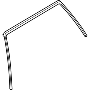 BMW 51-35-7-289-667 Window Guide, Left Rear Door