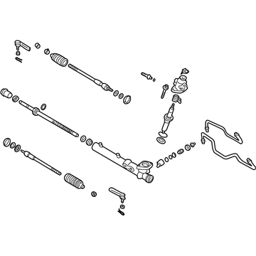 Nissan 49001-6Y300 Gear & Linkage-Power Steering