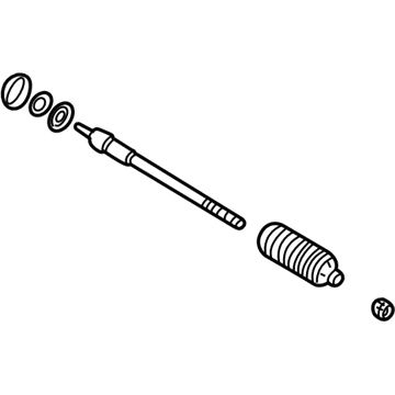 Infiniti 48521-5Y485 Socket Kit-Tie Rod, Inner