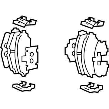 Hyundai 58101-39A20 Front Disc Brake Pad Kit