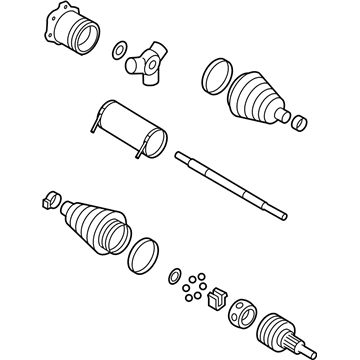 GM 22813485 Output Shaft