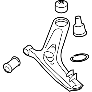 Kia 545012K600 Arm Complete-Front Lower