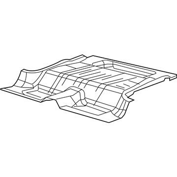 Mopar 68088061AA Pan-Rear Floor