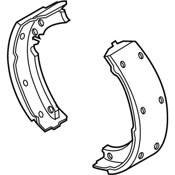 GM 19157422 Brake Shoes