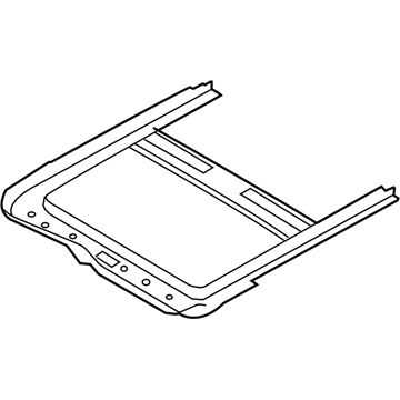 Infiniti 91350-1UR0A Rail Assy-Sunroof