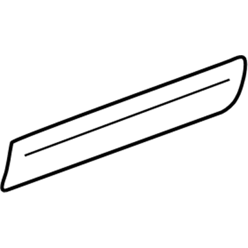 Mopar 55156948AA Molding-Rear Door