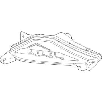 Acura 33950-TYA-A01 Foglight, Front Left