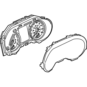Infiniti 24810-6HE0B Instrument Combination Meter Assembly