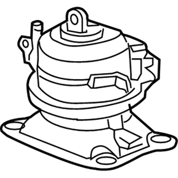 Honda 50830-T2G-A01 Mounting Rub Assy, Eng