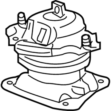 Honda 50810-T2G-A01 Mounting Rub Assy, Eng