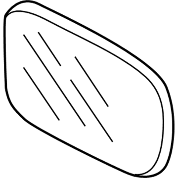 Honda 76253-S84-A31 Mirror, Driver Side