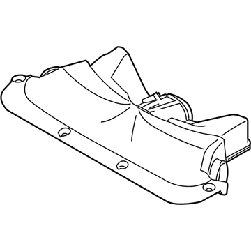 BMW 13-71-7-541-066 Filtered Air Duct