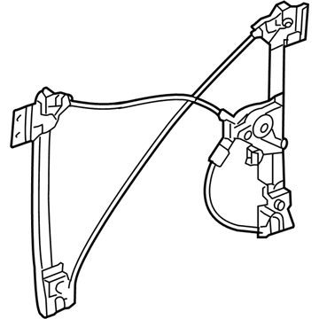 GM 15214290 Front Side Door Window Regulator Assembly