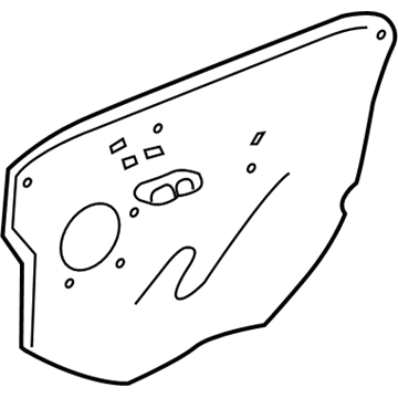 Honda 72321-S9V-A01 Seal, R. FR. Door Hole