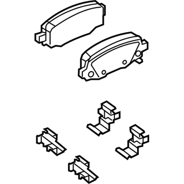 Mopar 68225327AD Pad Kit-Rear Disc Brake