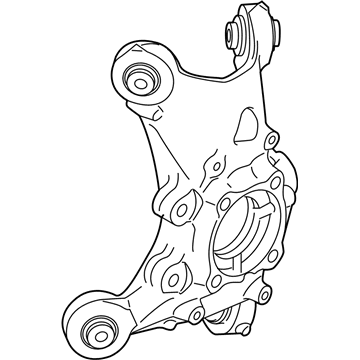 BMW 33-32-6-852-161 Wheel Carrier, Rear Left