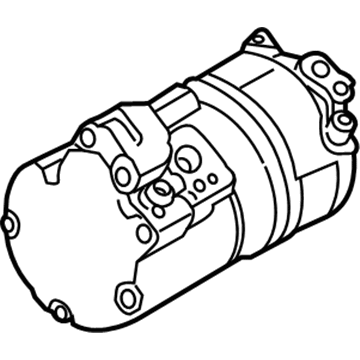 BMW 64-52-9-332-781 Air Conditioning Compressor With Magnetic Coupling