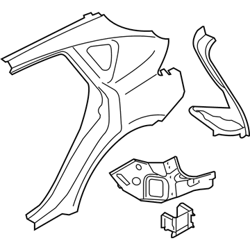 Infiniti GHA01-1CAMA Fender-Rear, LH