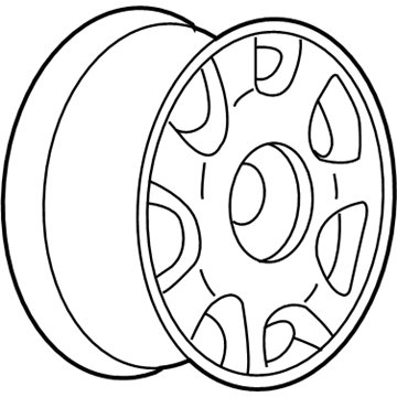 GM 9594391 Wheel, Alloy