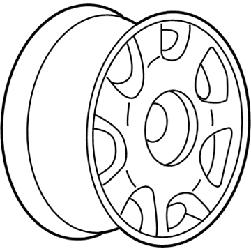 GM 9593263 Wheel, Alloy