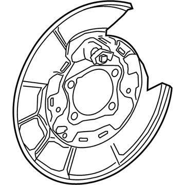 Toyota 46503-06110 Backing Plate