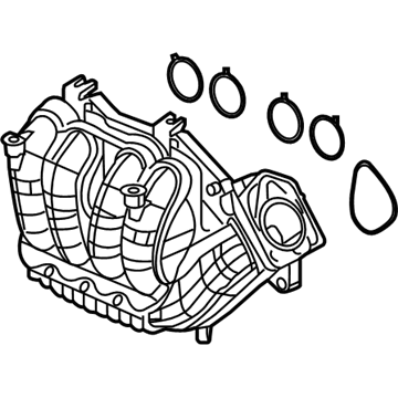 Honda 17010-RW0-A00 Chamber Assembly, Intake Manifold