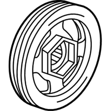 Honda 13810-RW0-003 Pulley, Crankshaft