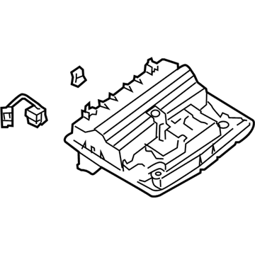 Nissan 26430-4GC7A Lamp Assembly Map