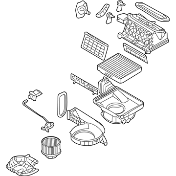 Kia 972004D100 Blower Unit