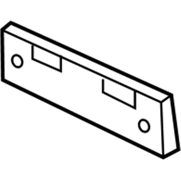 Nissan 96210-4BA0A Bracket-Licence Plate