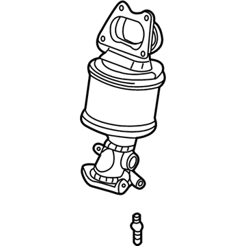 Honda 18290-RCA-L00 Converter, RR. Primary