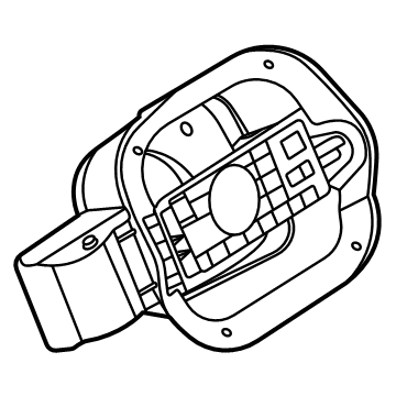 Hyundai 81595-L1011 HOUSING-FUEL FILLER DR