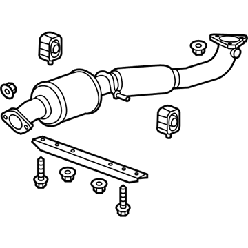 GM 22931733 Converter & Pipe