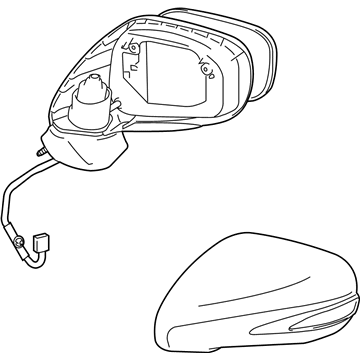 Lexus 87910-53551-A0 Mirror Assembly, Outer Rear
