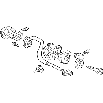 Honda 35100-S84-A01 Lock Assy., Steering