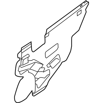 Nissan 82861-3TA3B Seal Rear Door