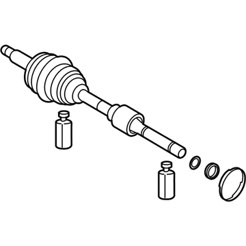 Hyundai 49525-F2700 Joint & Shaft Kit-Front Axle W