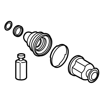 Hyundai 49535-F2600 Joint Kit-FR Axle Diff Side, RH