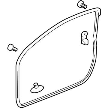 Honda 72350-SVA-305 Weatherstrip, L FR Door