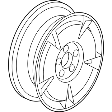 Honda 42700-SNC-A71 Disk, Aluminum Wheel (15X6J) (Tpms) (Enkei)