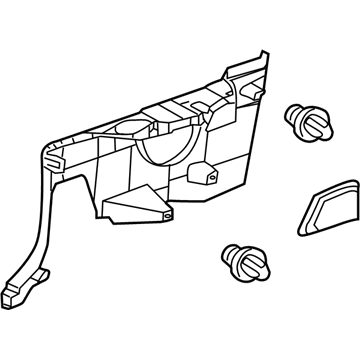 Toyota 62514-06020-A0 Lower Quarter Trim