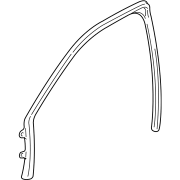 GM 15265339 Weatherstrip, Front Side Door Window