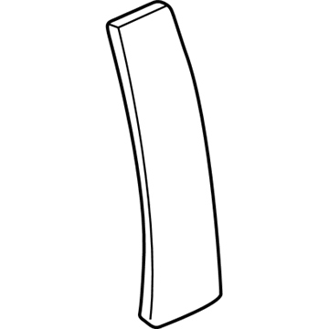 GM 25675186 Applique Asm-Front Side Door Window Frame Rear <